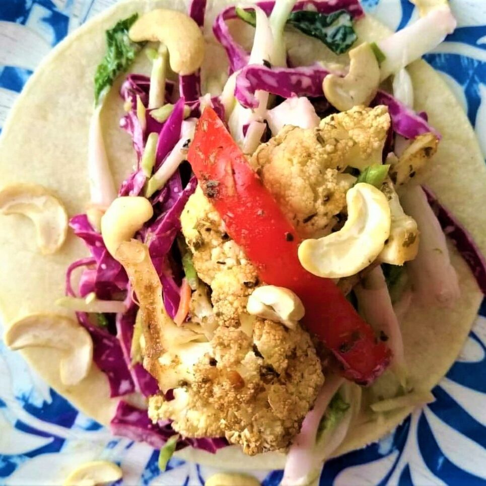 cauliflower taco